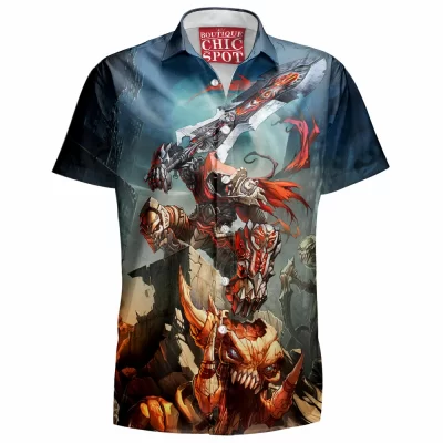 Darksiders Hawaiian-Shirt, Game Hawaiian-Shirt, War Hawaiian-Shirt