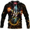 Anime Hoodie, Dragon Ball Hoodie, Vegeta Hoodie