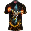 Anime Polo Shirt, Dragon Ball Polo Shirt, Vegeta Polo Shirt