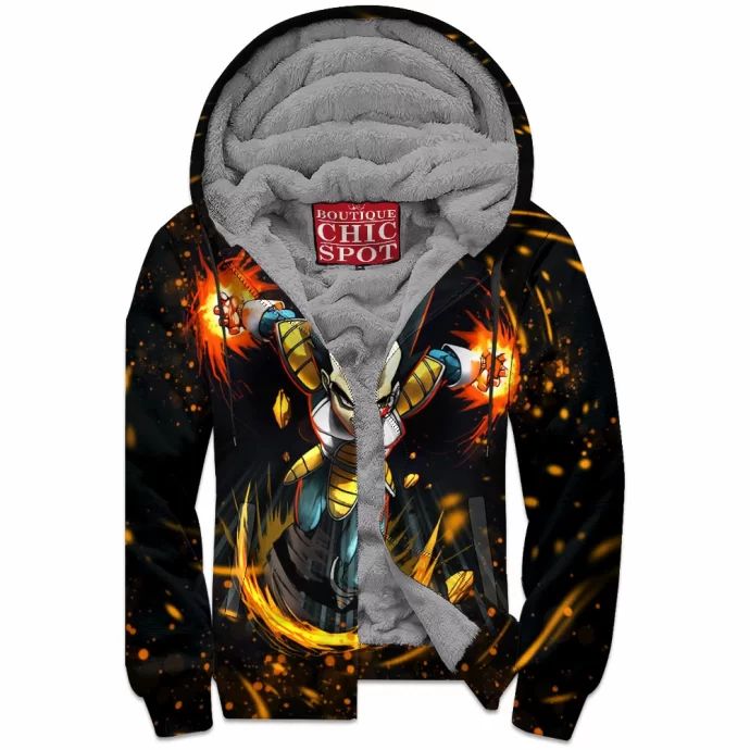 Vegeta Zip Fleece Hoodie