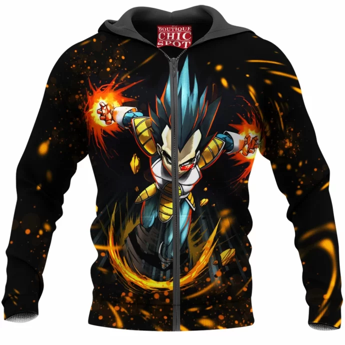 Vegeta Zip Hoodie