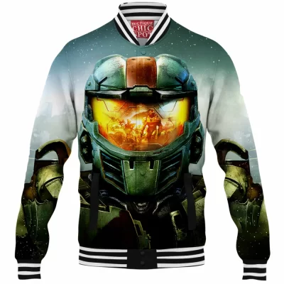 Game Baseball-Jacket, Halo Baseball-Jacket, Master Chief Baseball-Jacket