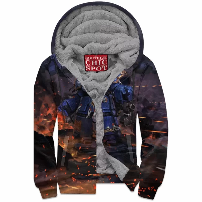 D HANG Boutique 1805 Zip Fleece Hoodie