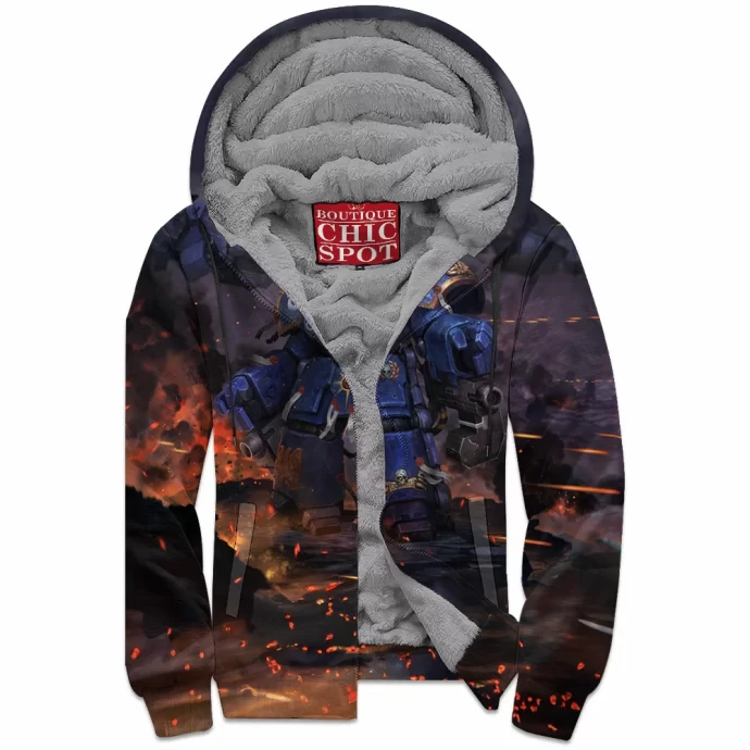 Warhammer 40k Zip Fleece Hoodie