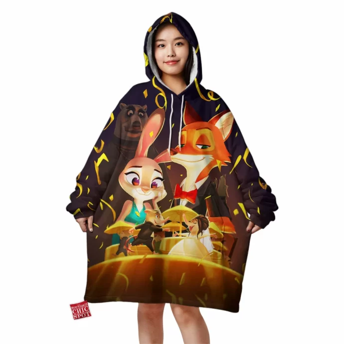 Zootopia Blanket Hoodie