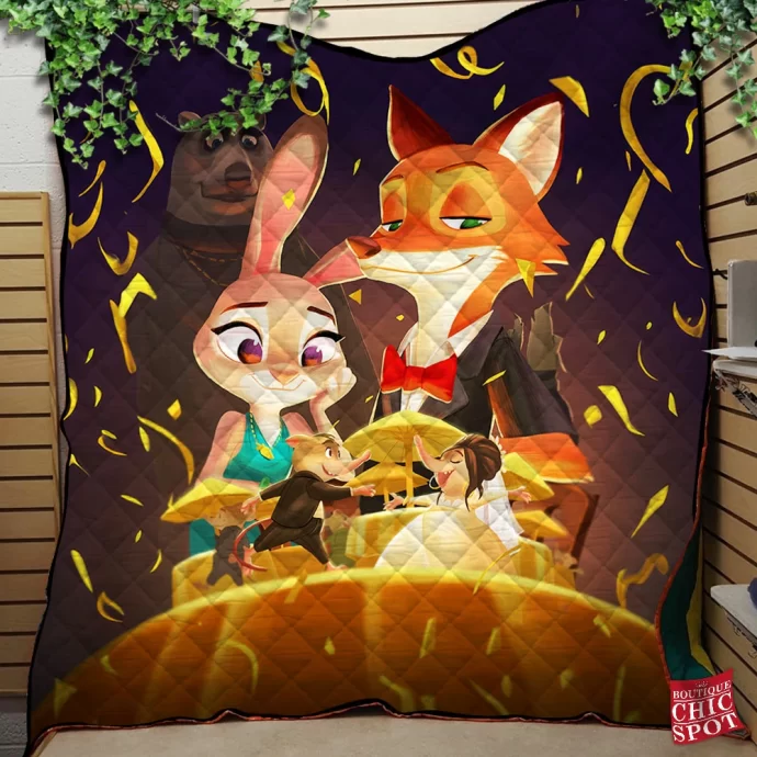 Zootopia Quilt Blanket