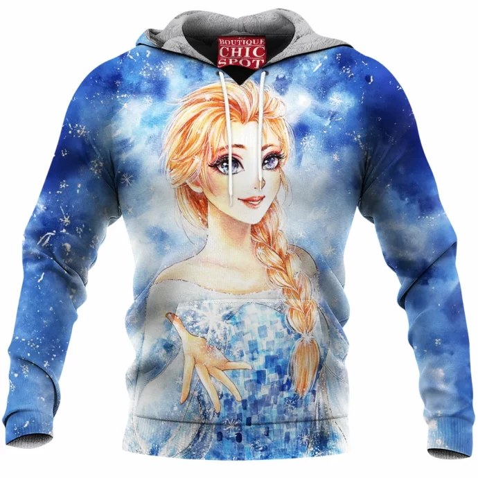 Snow Queen Elsa Fleece Hoodie