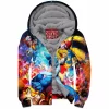 Game Zip-Fleece-Hoodie, Megaman Zip-Fleece-Hoodie