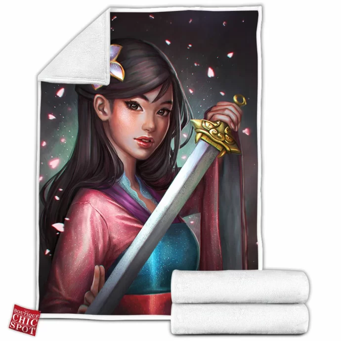 Mulan Fleece Blanket