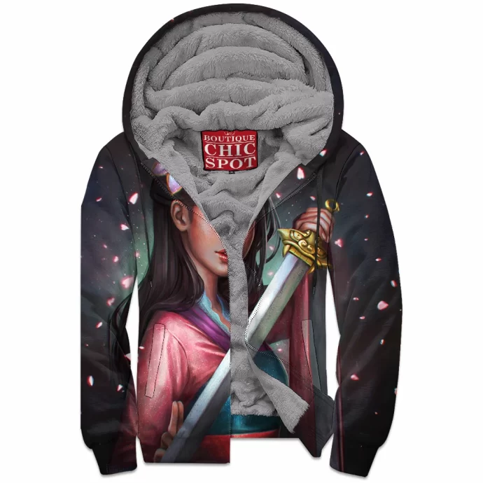 Mulan Zip Fleece Hoodie