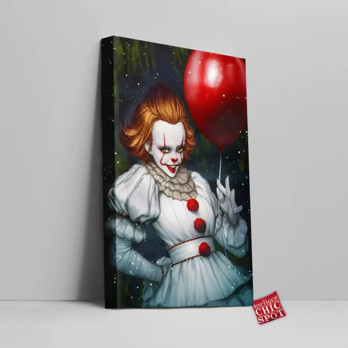 Pennywise It Canvas Wall Art