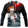 Horror Fleece-Hoodie, Pennywise Fleece-Hoodie