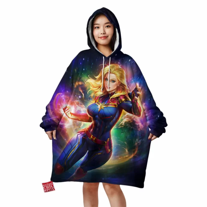 Captain Marvel Blanket Hoodie