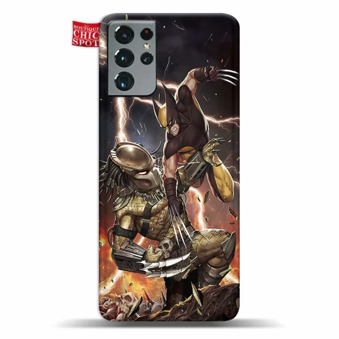 Predator Vs Wolverine Phone Case Samsung