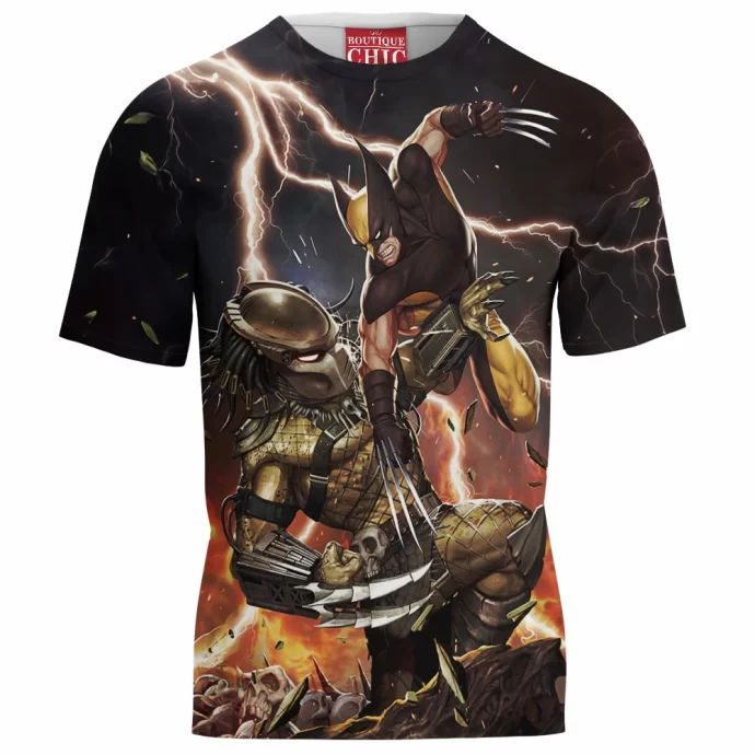 Predator Vs Wolverine T-Shirt