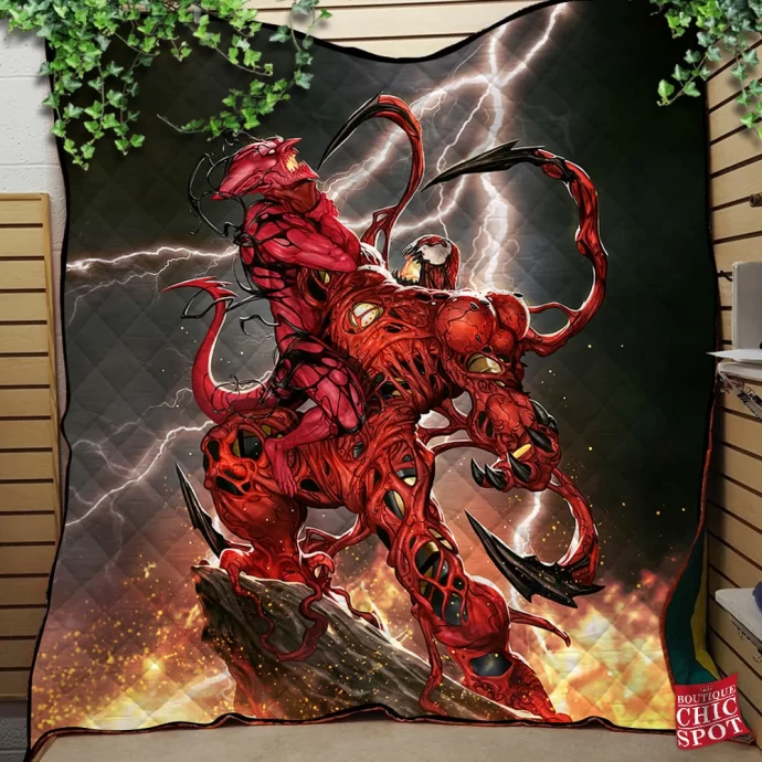 Red Goblin Quilt Blanket