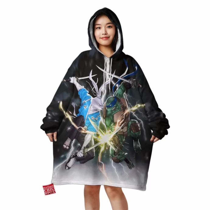 Tmnt Vs Usagi Yojimbo Blanket Hoodie