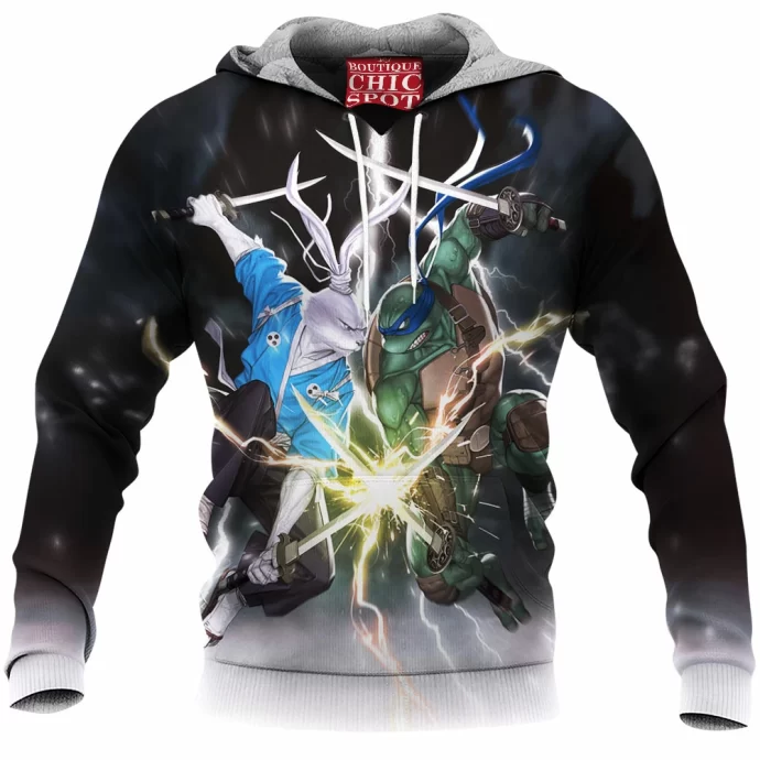 Tmnt Vs Usagi Yojimbo Fleece Hoodie