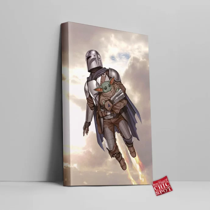 The Mandalorian Canvas Wall Art