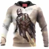 Sci-Fi Hoodie, Star Wars Hoodie, The Mandalorian Hoodie