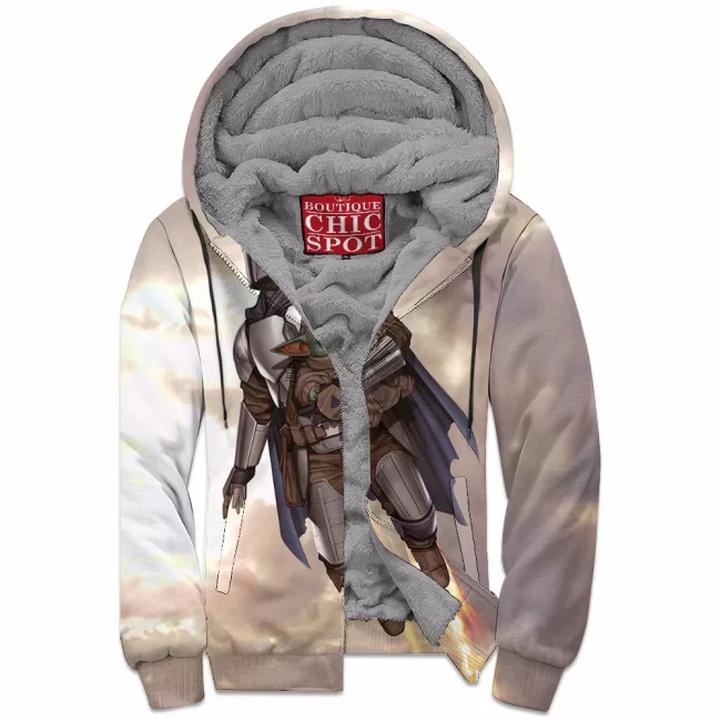 D HANG Boutique 2140 Zip Fleece Hoodie