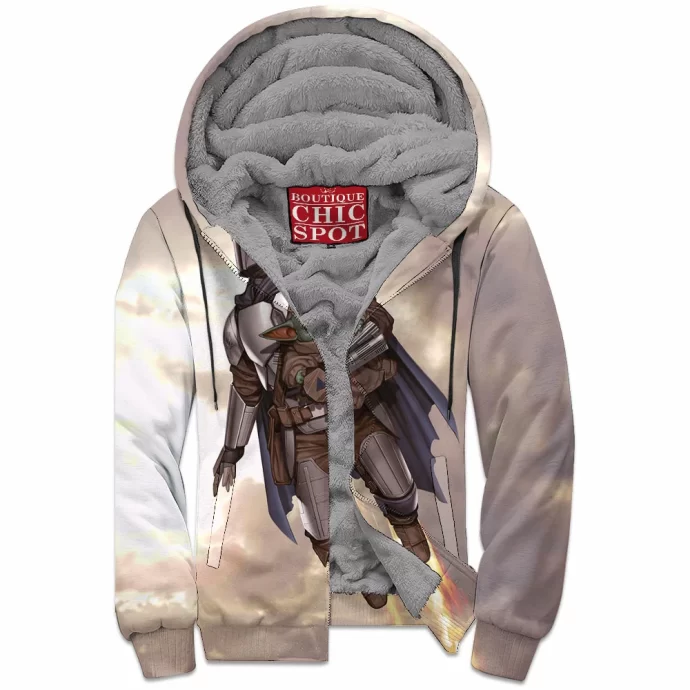 The Mandalorian Zip Fleece Hoodie