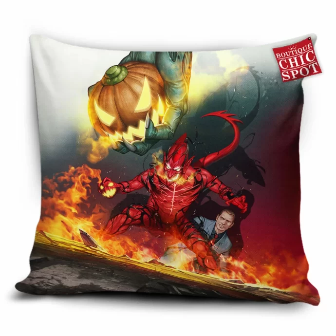 Red Goblin Pillow Cover