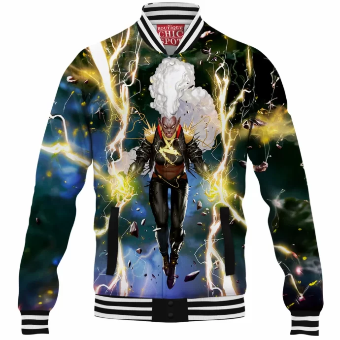 Storm X-men Baseball Jacket