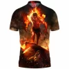 Portgas D Ace Polo Shirt, Marshall D Teach Polo Shirt, One Piece Polo Shirt, Anime Polo Shirt