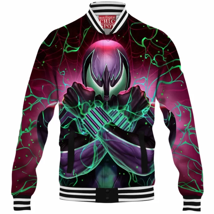 Dark Web Baseball Jacket