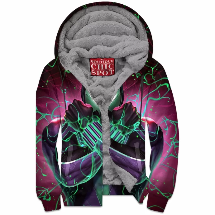 Dark Web Zip Fleece Hoodie