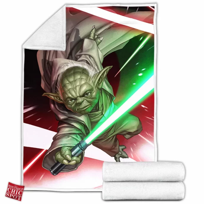 Star Wars Yoda Fleece Blanket