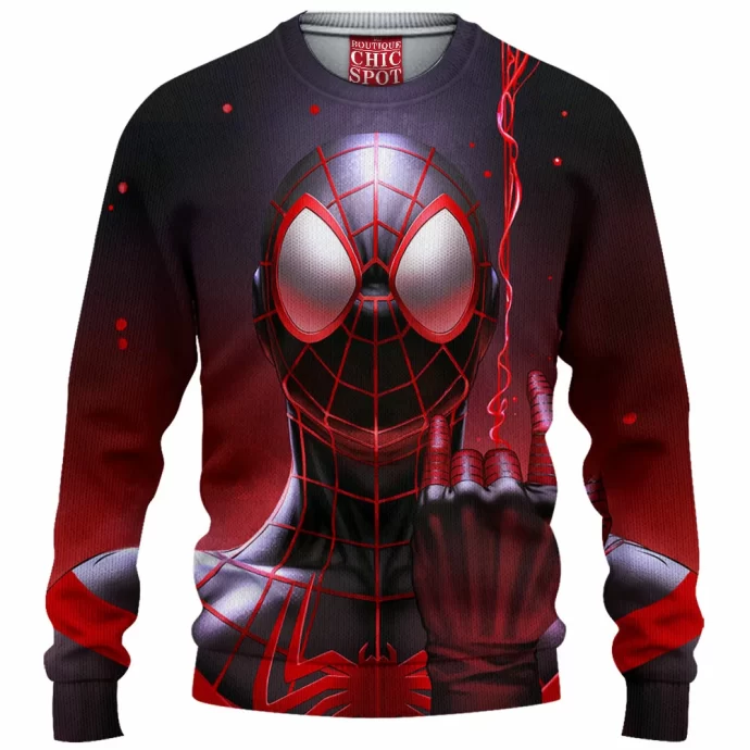 Miles Morales Knitted Sweater