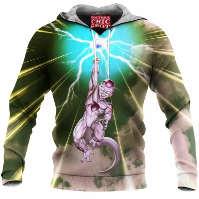 Anime Fleece-Hoodie, Dragon Ball Fleece-Hoodie, Frieza Fleece-Hoodie