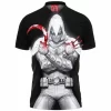 Comic Polo Shirt, Moon Knight Polo Shirt