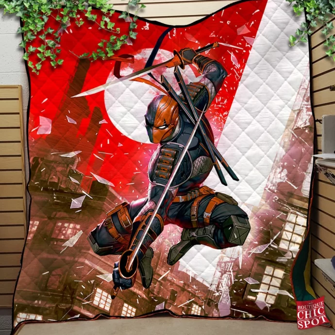 Deathstroke Quilt Blanket