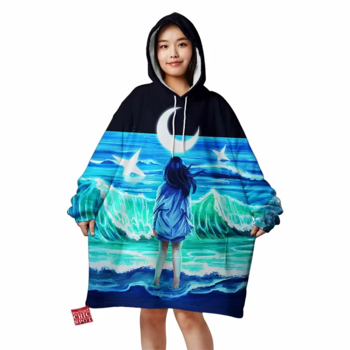 Waves Blanket Hoodie