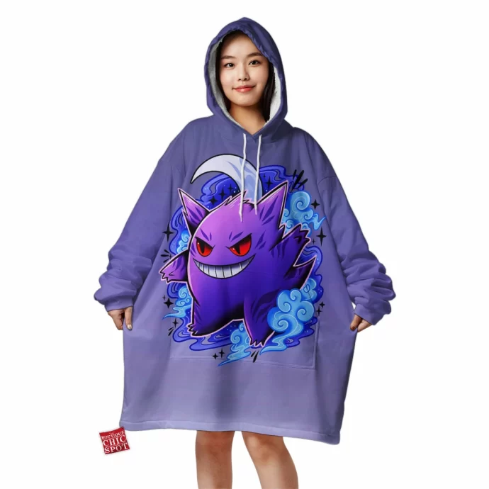 Gengar Blanket Hoodie