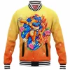 Anime Baseball-Jacket, Monferno Baseball-Jacket, Pokemon Baseball-Jacket