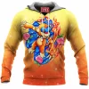 Anime Fleece-Hoodie, Monferno Fleece-Hoodie, Pokemon Fleece-Hoodie