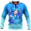 Anime Fleece-Hoodie, Sailor Mercury Fleece-Hoodie, Sailor Moon Fleece-Hoodie
