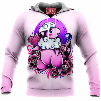 Anime Fleece-Hoodie, Flaaffy Fleece-Hoodie, Pokemon Fleece-Hoodie