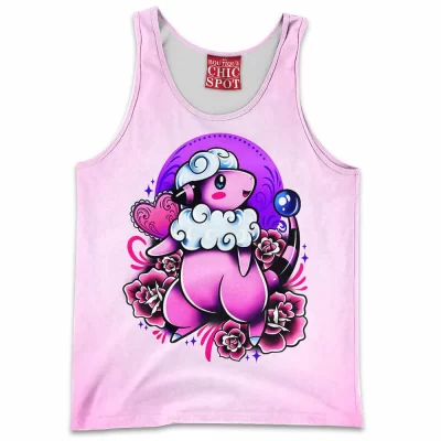 Anime Tank-Top, Flaaffy Tank-Top, Pokemon Tank-Top