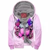 Anime Zip-Fleece-Hoodie, Flaaffy Zip-Fleece-Hoodie, Pokemon Zip-Fleece-Hoodie