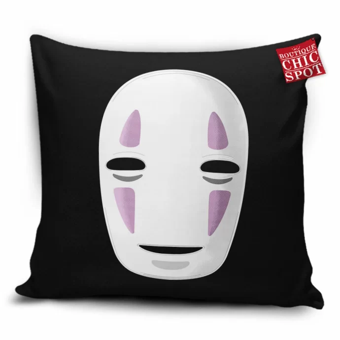 No Face Pillow Cover