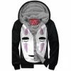 Anime Zip-Fleece-Hoodie, No-Face Zip-Fleece-Hoodie, Spirited Away Zip-Fleece-Hoodie, Ghibli Zip-Fleece-Hoodie