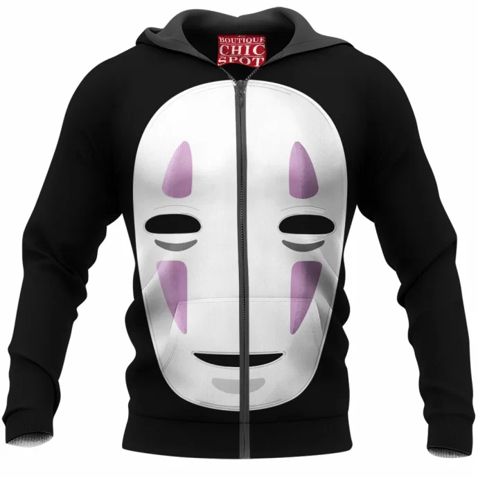 No Face Zip Hoodie