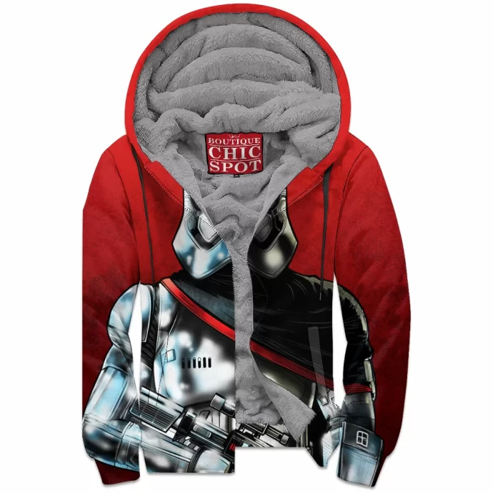 Captain Phasma Zip Fleece Hoodie