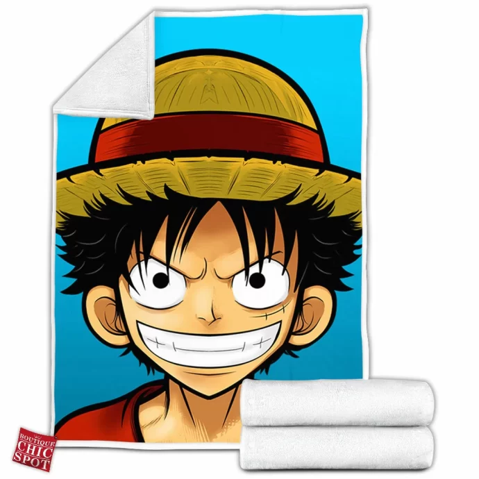 Luffy One Piece Fleece Blanket