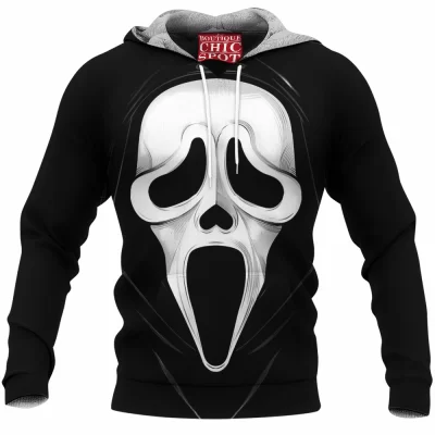 Horror Fleece-Hoodie, Scream Fleece-Hoodie